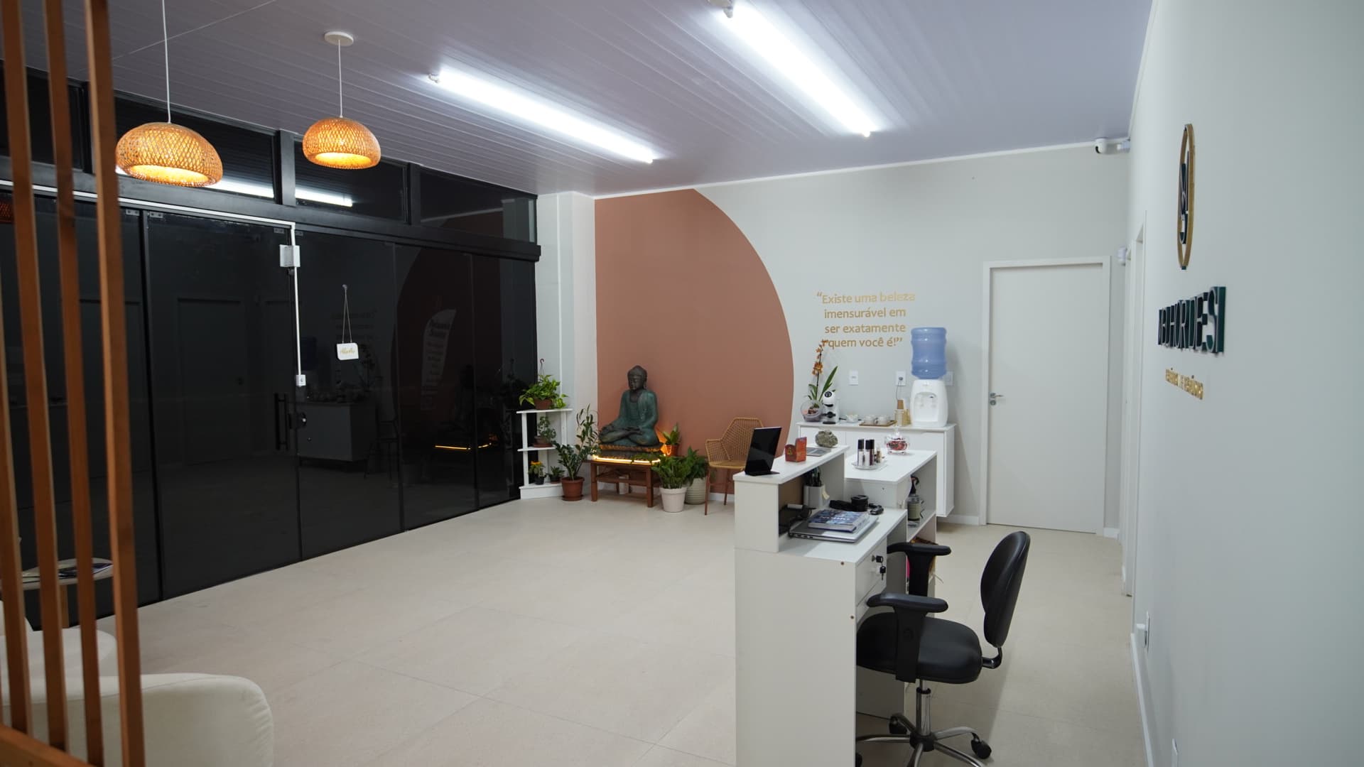 Espaço de relaxamento da clínica